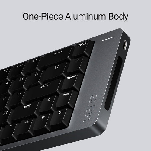 LOFREE Flow2 Low-Profile Mechanical Keyboard, Aluminum Alloy with Void Linear Switches, Rechargeable Wireless Keyboards